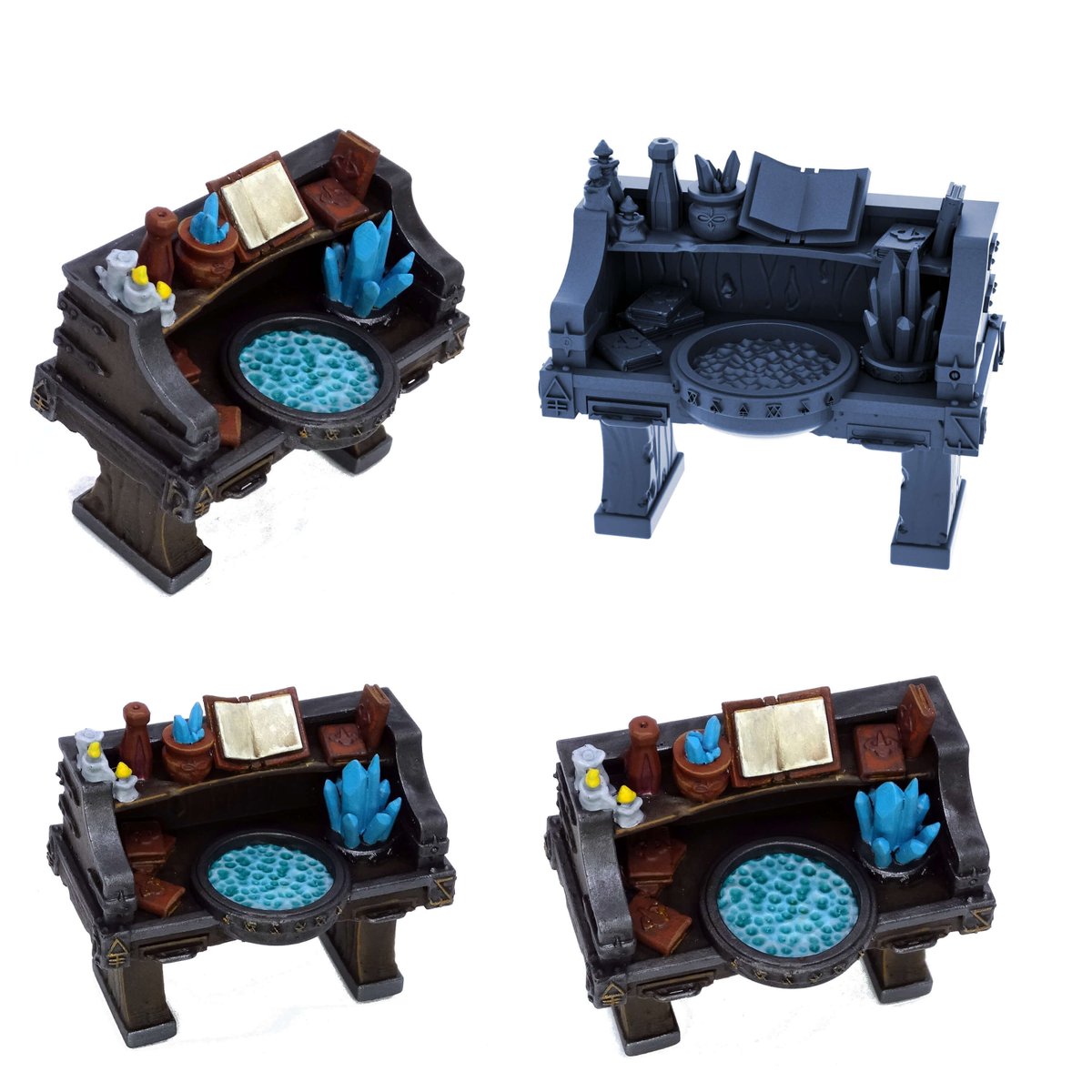 mysticpigeon's tweet photo. Thanks for the kind words! ★★★★★ "Very detailed and well made!" Chanta's Cauldron https://t.co/D54Li7Qrvy #etsy #wizardslab #dungeonsanddragons #dndresinterrain #labscatterterrain #divinationpool #scryingpool #wizardstable #alchemistlabtable #fasntasyterrain #dnd https://t.co/T6sJjerZMX