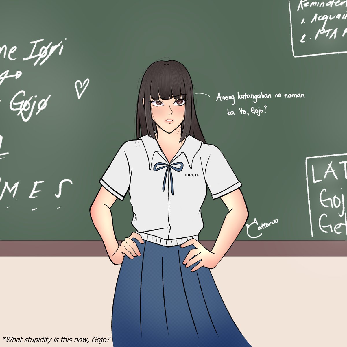 cat_toruu's tweet photo. Track 1: Highschool AU
#LimangAwitWeek
#GojoHimePHWeek
"Anong katangahan na naman ba 'to, Gojo?"
"Bakit ganyan ka makipag-usap sa'kin, Hime? Akala ko ba affectionate dapat tayo sa isa't isa?" https://t.co/wfbvH6iaU0