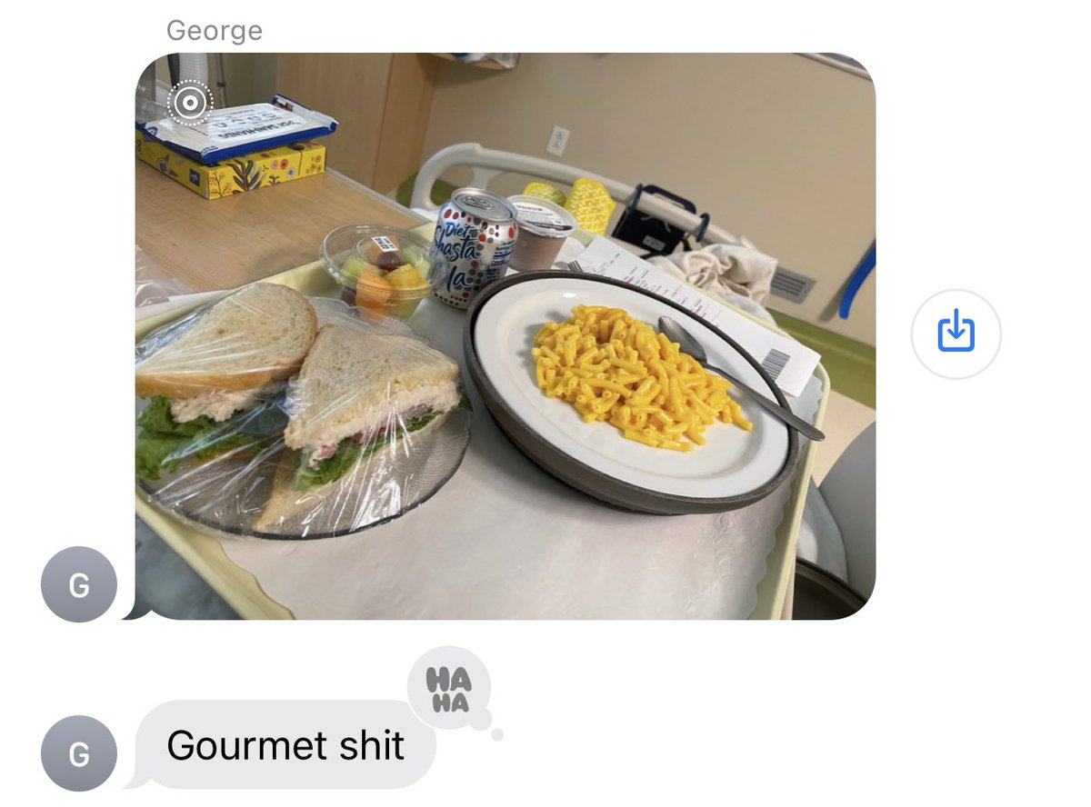 My dad in the family group chat after double knee replacement surgery