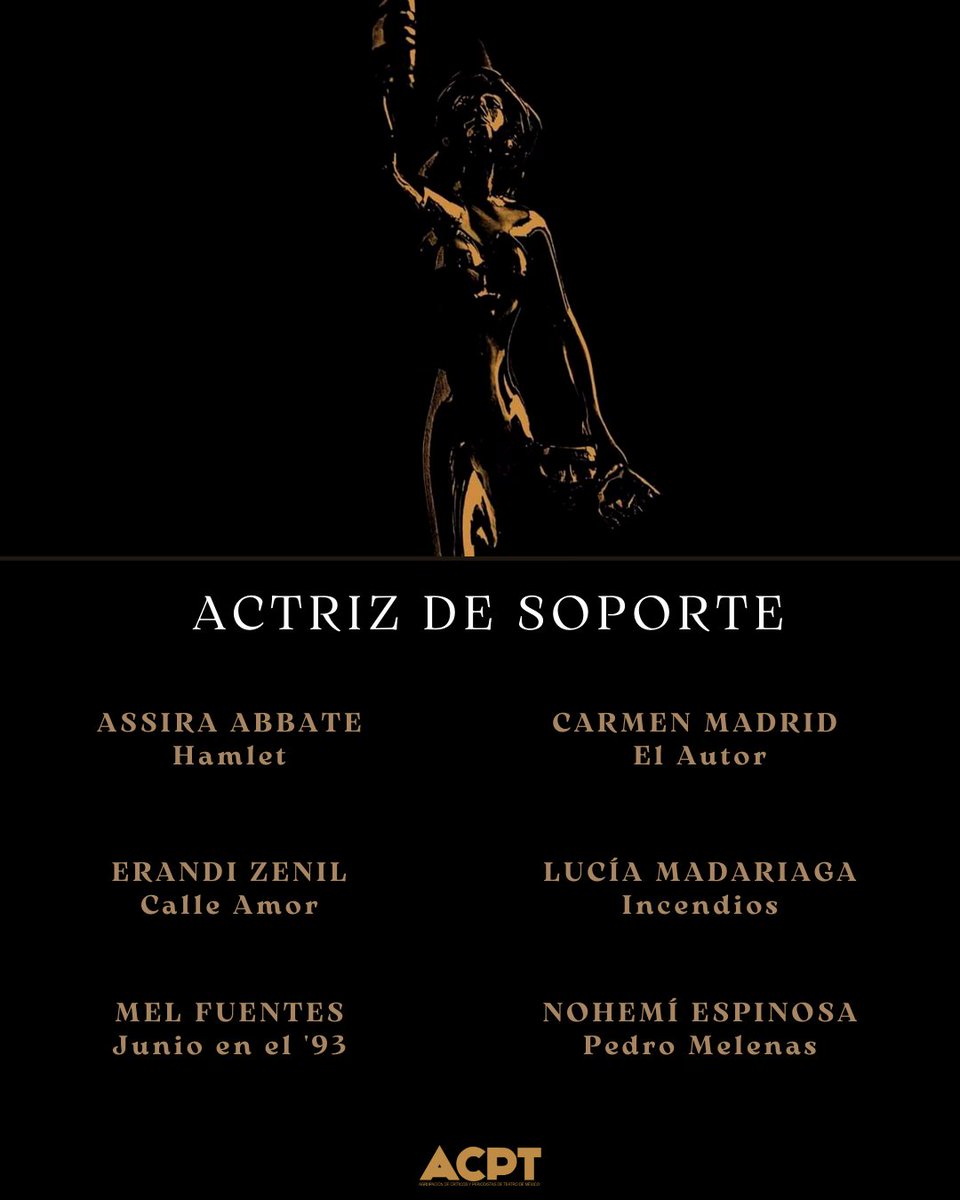 PREMIOS ACPT tweet media
