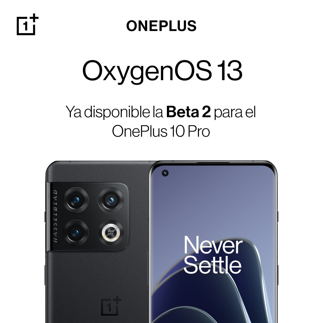 OnePlus_MEX's tweet photo. Ya que viene Android 13, es momento de probar OxygenOS 13 en su Beta 2 para usuarios del OnePlus 10 Pro #OnePlusMeConecta
Pueden unirse en el siguiente link: https://t.co/G5x7rKYIJM https://t.co/q0xTvhB6SV