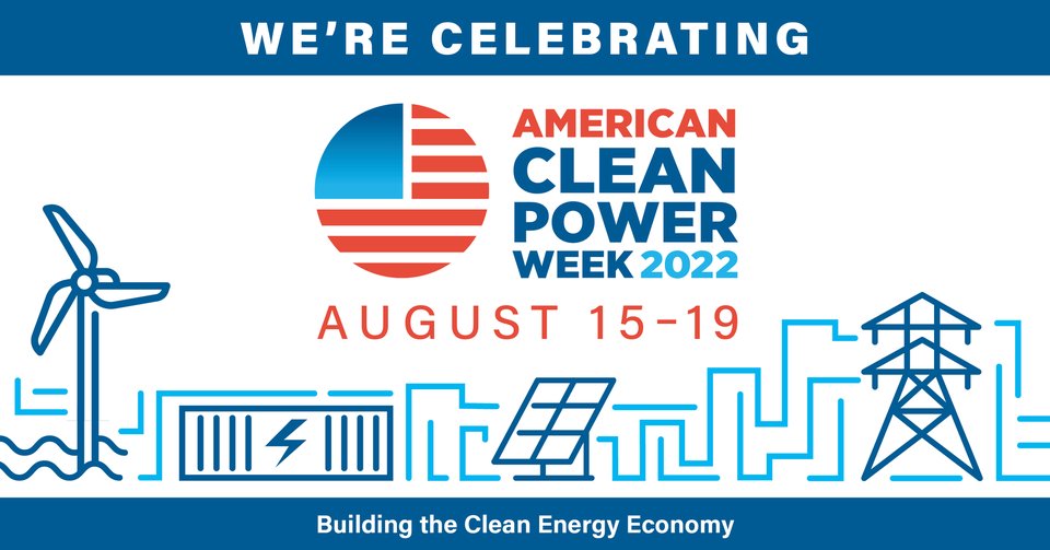Kansans for Wind Energy is proud to join the American Clean Power Association &amp; others across the advanced power industries in celebrating #AmericanCleanPowerWeek, dedicated to showcasing #CleanEnergy &amp; the monumental benefits brought to communities in KS &amp; globally. #ACPW22