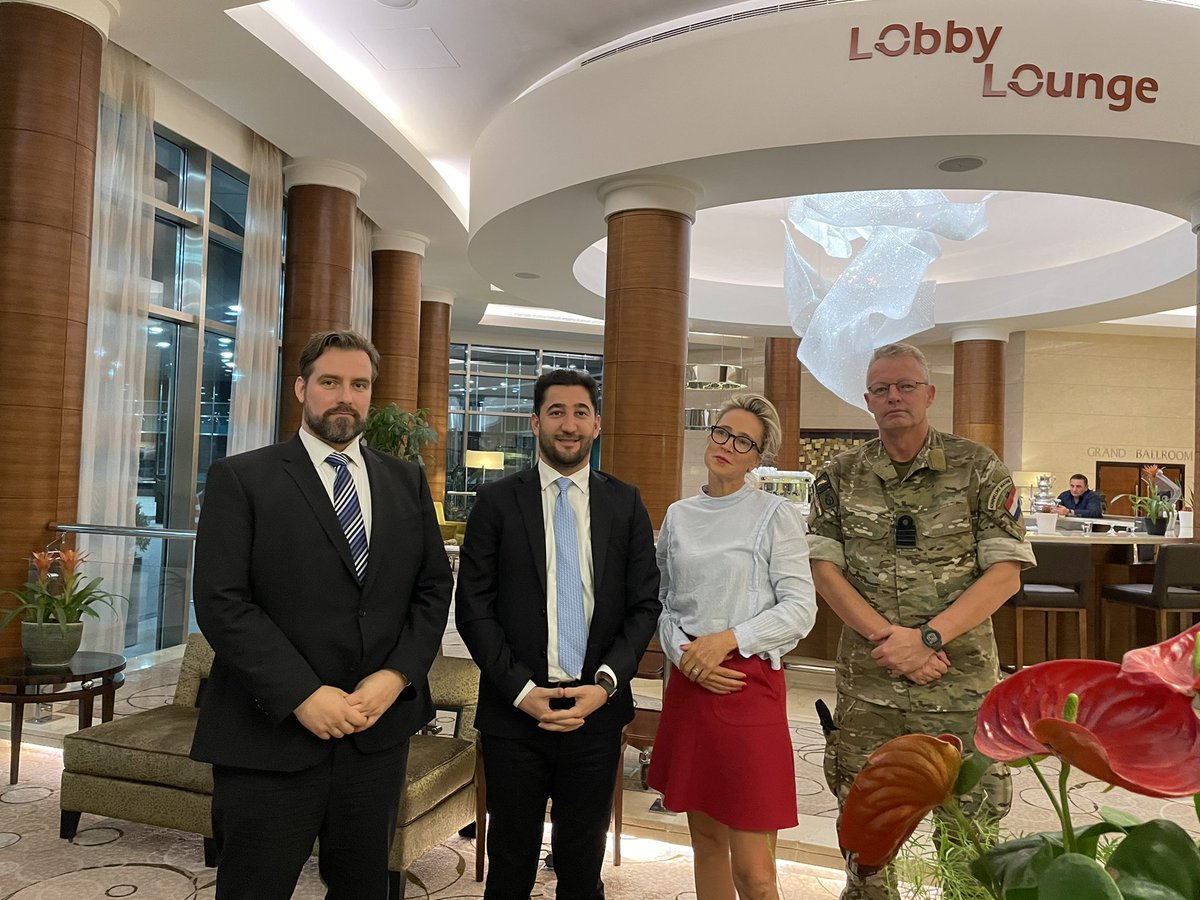 SherkoJdy's tweet photo. I was pleased to have met with @maaikekeizer deputy consul general of Netherlands in #Erbil &amp; @JelleJochem 2nd Secertary &amp; @bartvandenh to discuss the current political situation in #Kurdistan. https://t.co/LyuUhui8EM