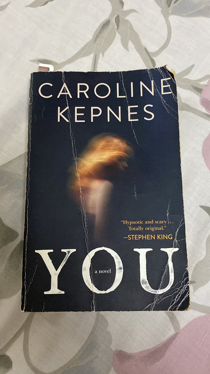 karishma_k9's tweet photo. @goodreads I’m re-reading an old favourite: YOU by @CarolineKepnes 🧡 It’s a brilliantly told story, full of suspense and offers some insight into a wonderful but dangerous mind https://t.co/FXYyrpGgm8