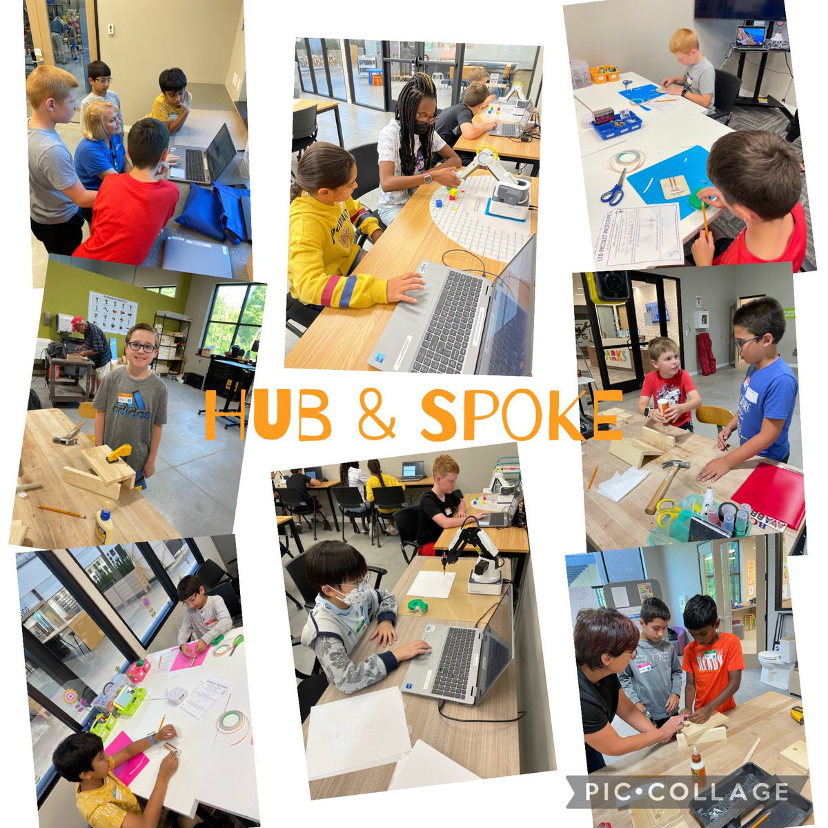 Panthers having fun as makers and engineers at Hub and Spoke! <a href="/HJHPanthers/">HIJH Panthers</a> <a href="/JSuskovich/">Jennifer Suskovich</a>
