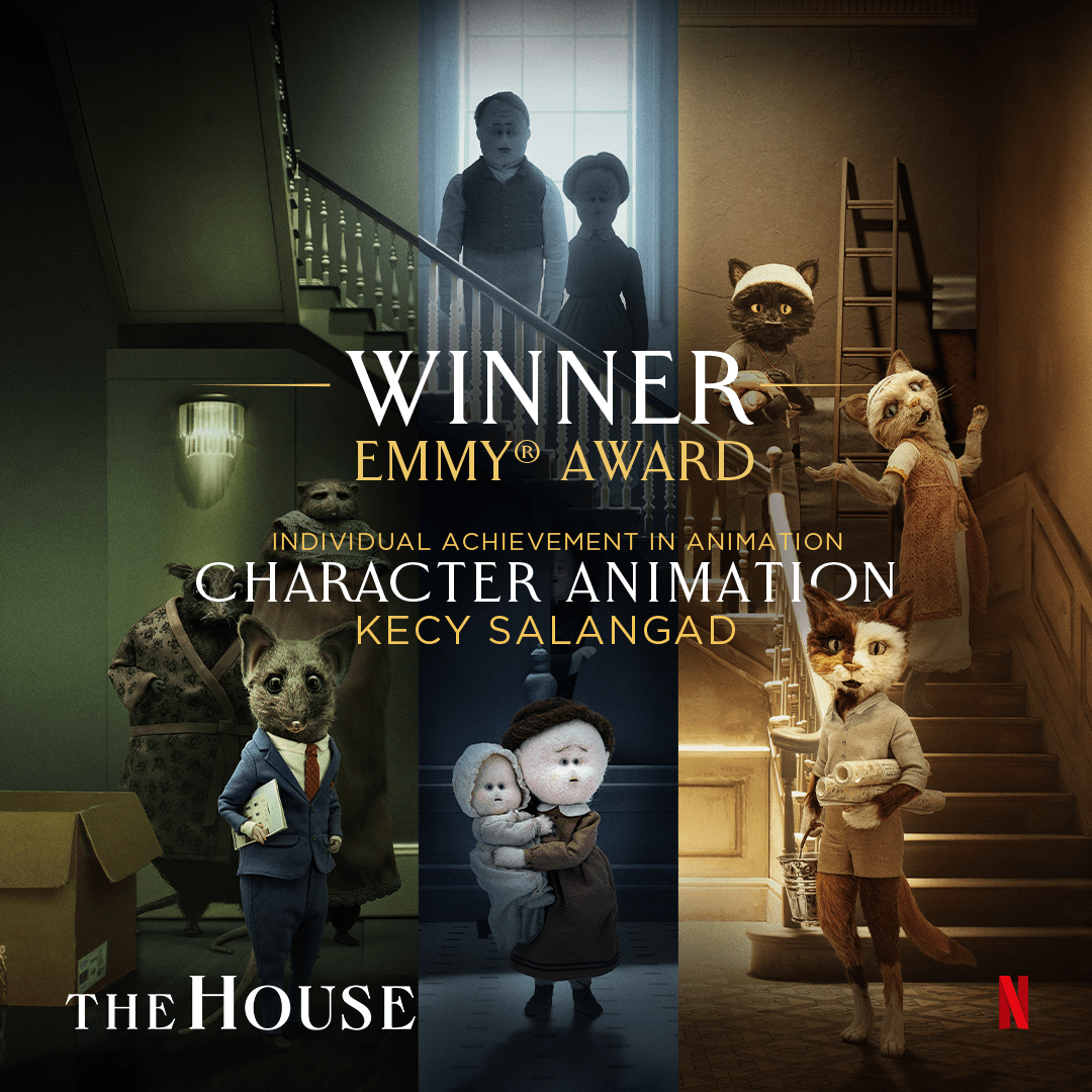 nexusstories's tweet photo. Thrilled that The House won 1 of only 6 awards at this year's @TelevisionAcad Primetime Emmy juried animation category. Congrats to everyone involved! Especially @KecySalangad, for his Individual Achievement in Character Animation. Read more: https://t.co/b2QaczEmWK https://t.co/VRedRBBE2z