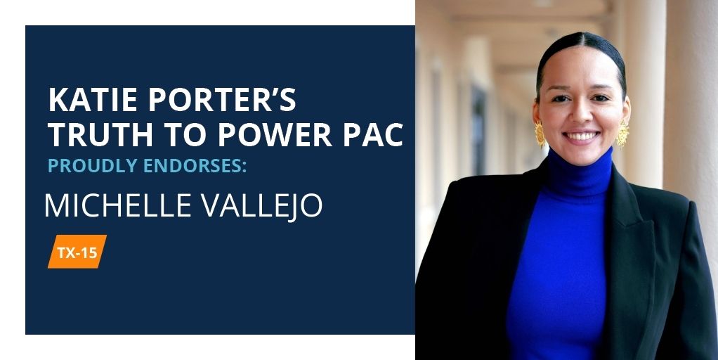 truth_pac's tweet photo. A small business owner and community leader, @MichelleVforTX is running in TX-15, one of Democrats' most competitive races in Texas. In Congress, Michelle will be a voice for working people and the right to abortion. https://t.co/8Sv7HnxWIe