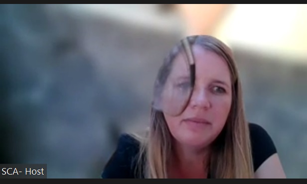 Was zoom-bombed by a dragonfly this morning. Hat tip <a href="/professorsesser/">Amanda Sesser</a> for taking a cool screenshot.