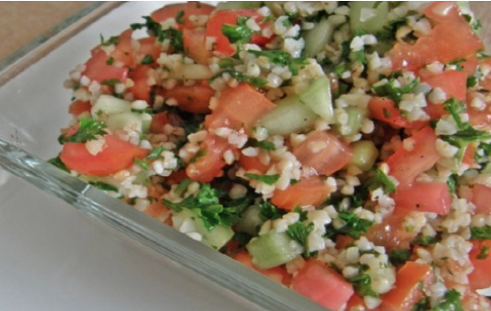 ZoniaBezaraAt's tweet photo. Para acompañar el kibbe, el infaltable tabule! 
https://t.co/y7KzNqXlsH https://t.co/N2xyiFxeBB