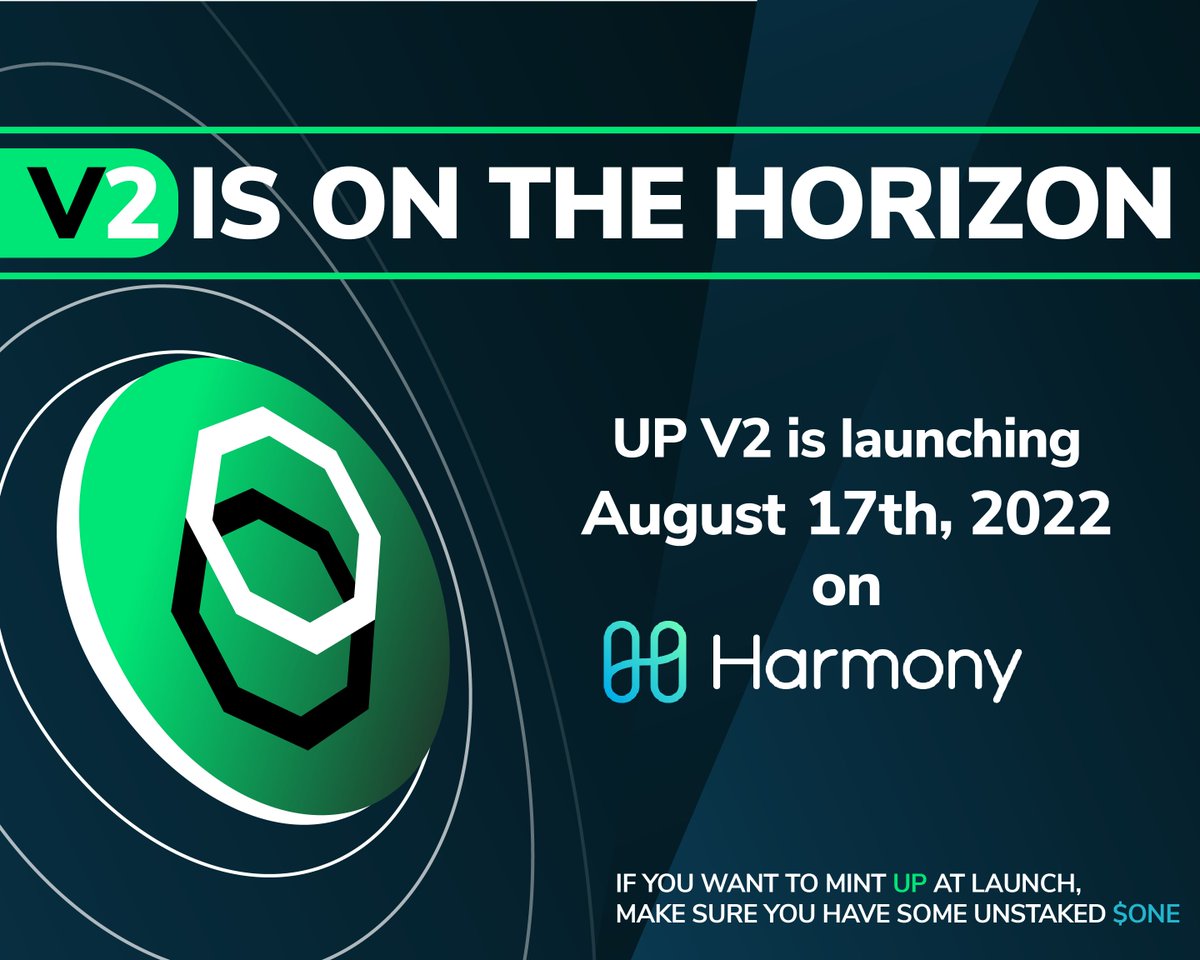 unifiprotocol's tweet image. 🆙REMINDER! 

In ~12 hours..

There will be scheduled maintenance (2-24 hrs) of #uTrade Harmony 

Tx's with $UPone (claiming UP rewards, UP redeems, LP deposits &amp;amp; withdrawals on any pools) is strongly NOT recommended

Stay tuned for updates!

More info:
gov.unifiprotocol.com/governance/ref…