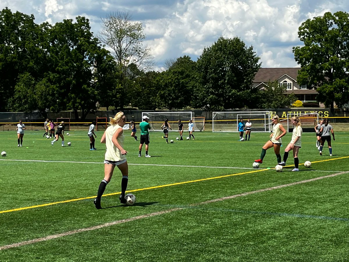 The girls soccer team was working hard on their first day back. It was an impressive showing of very talented student athletes. Can’t wait to watch them in a game. Go Hornets.!!!