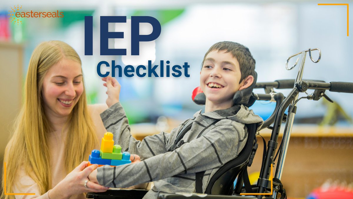eastersealshq's tweet photo. Before your child heads off to school this year, make sure you’re prepared for their IEP meeting! Use our checklist to ensure your child receives the placement and services they need to thrive. https://t.co/NcRuj3P6Oc  #SpecialEducation https://t.co/jabCtTAiDZ