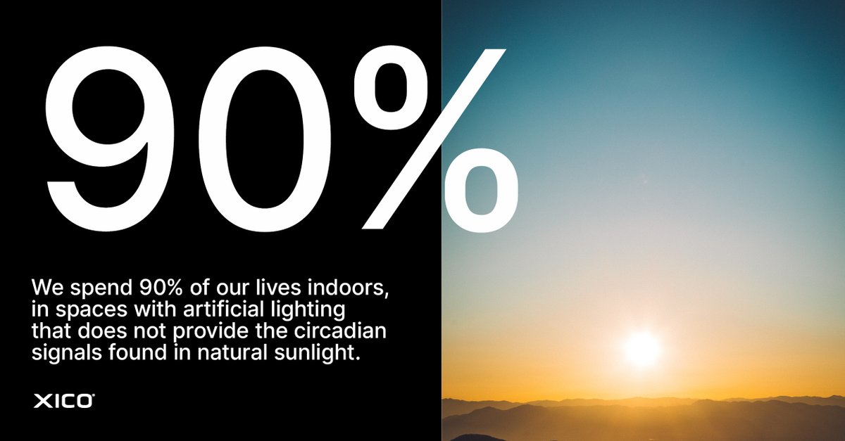XicoLighting's tweet photo. We spend too much time indoors and it's not healthy. https://t.co/6Zfk1nyI3m