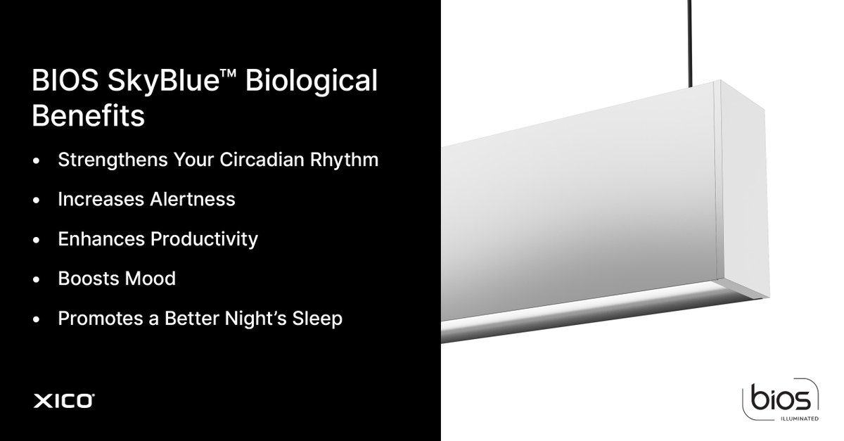 XicoLighting's tweet photo. Daily circadian stimulus increases alertness and productivity. https://t.co/B3FkAHAWOB https://t.co/A9yt9OSIg9