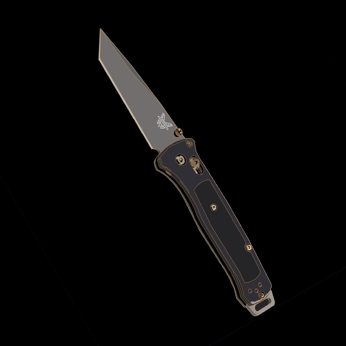 onnna_es's tweet photo. knife fight, get sliced 💀 1/1 NFT #benchmade #bailout #edc #hiking #knifecollection #pocketknife #camping #campinglife #killington https://t.co/8XQOAysXFW