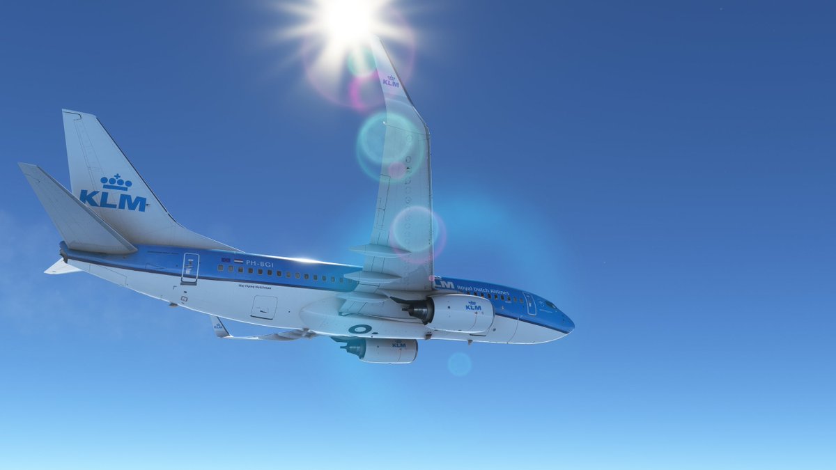 MaikelMcGiver's tweet image. Microsoft Flight Simulator 2020 comes with great reflections out of the box. No need to install any addons regarding lightning or shadows. #MSFS2020 #KLM #MSFlightSim #Flightsim #Aircraft #PMDG #B737 #Boeing #Private #Vatsim #Aviation #Flying @MSFSofficial @PMDGSupport #Twitch