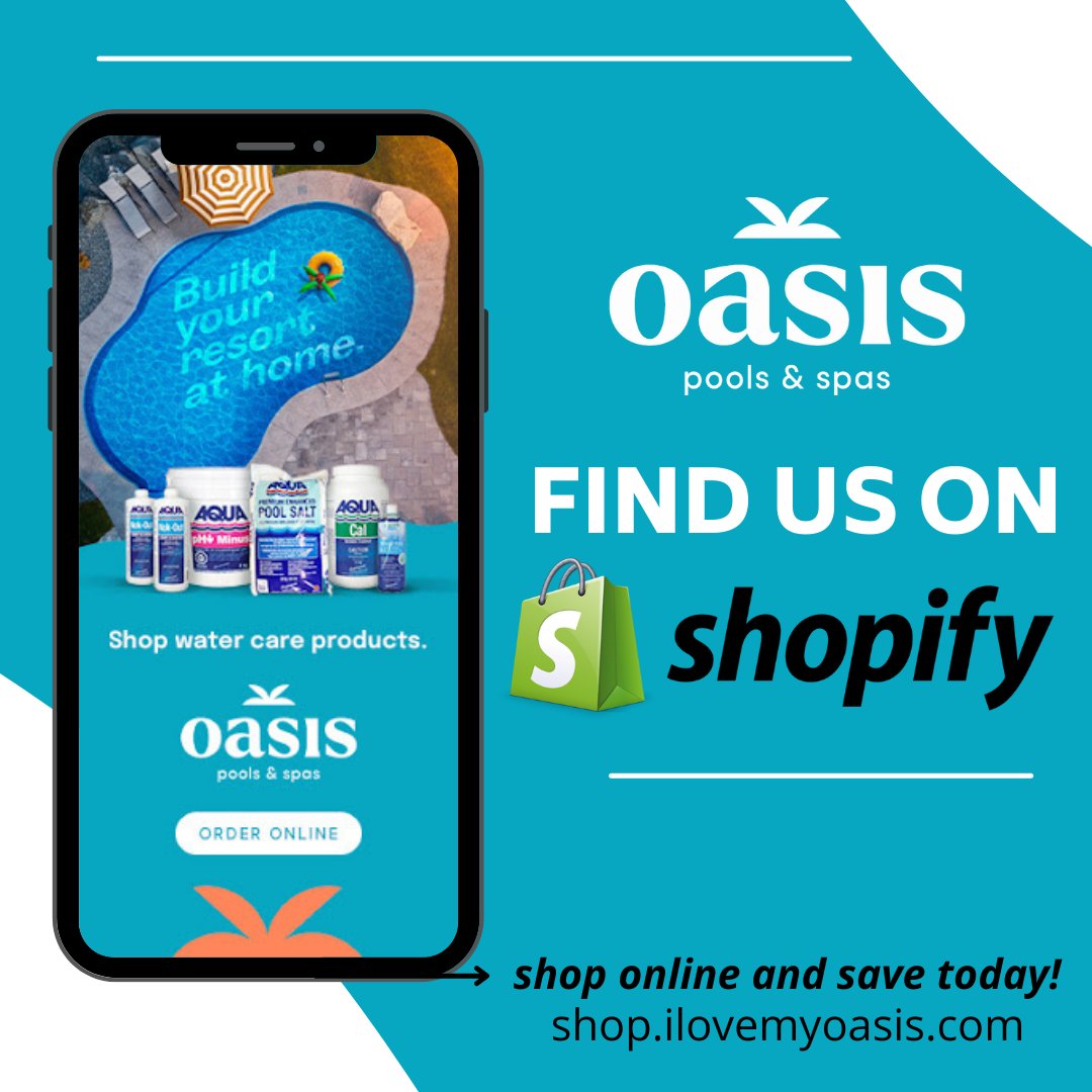 Shop all your pool and spa chemical needs online now with Shopify!

shop.ilovemyoasis.com