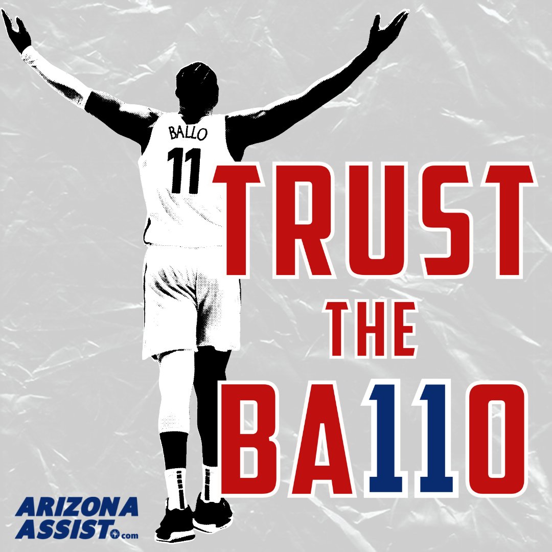 There aren't many things you can trust in life, but @OumarBallo32 is definitely one of them! Support one of college basketball's best big men & spread the word - #TrustTheBallo 🏀 arizonaassist.com/collections/ou… #OumarBallo #ArizonaBasketball #Basketball #Wildcats #BearDown @ArizonaMBB