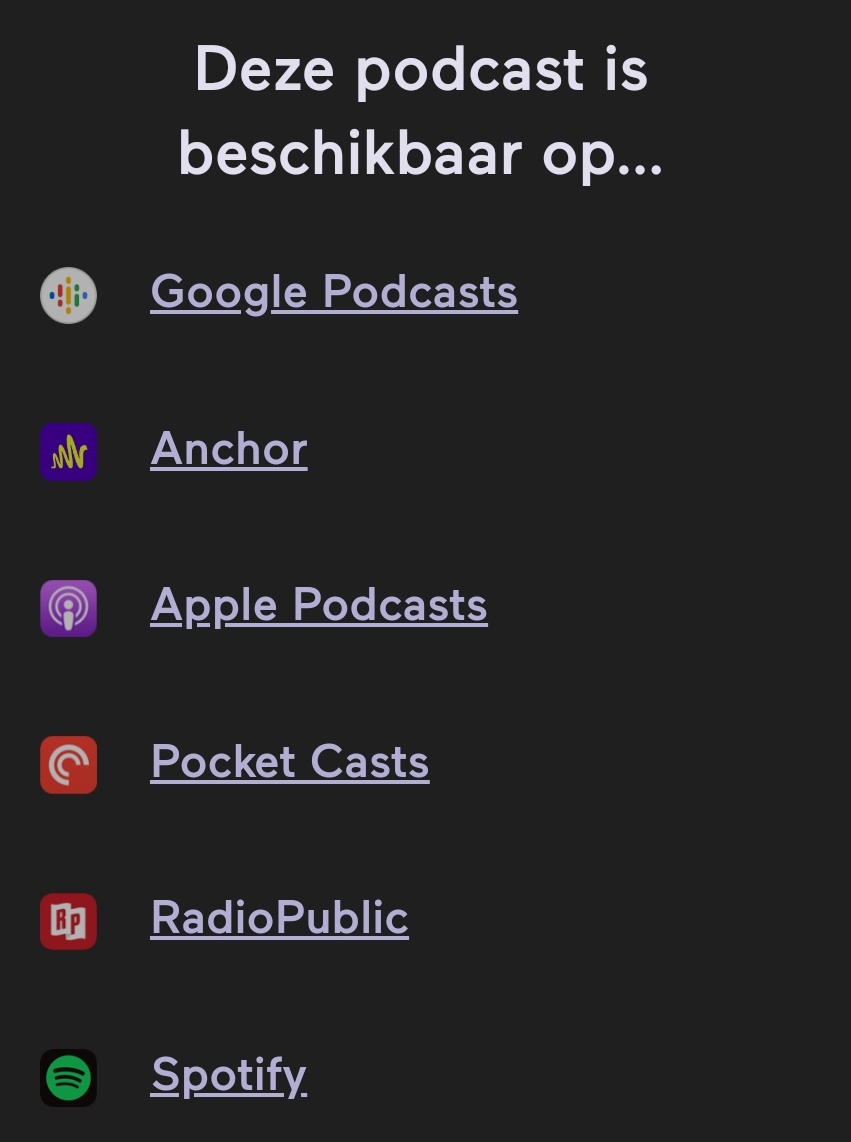 UtregProat's tweet photo. ๐จ INFO ๐จ
Mocht je geen Spotify of iTunes gebruiken is #UtregProat ook te vinden op onderstaande aanbieders!
#FCUtrecht #Utrproat https://t.co/l8Fghq0t4t