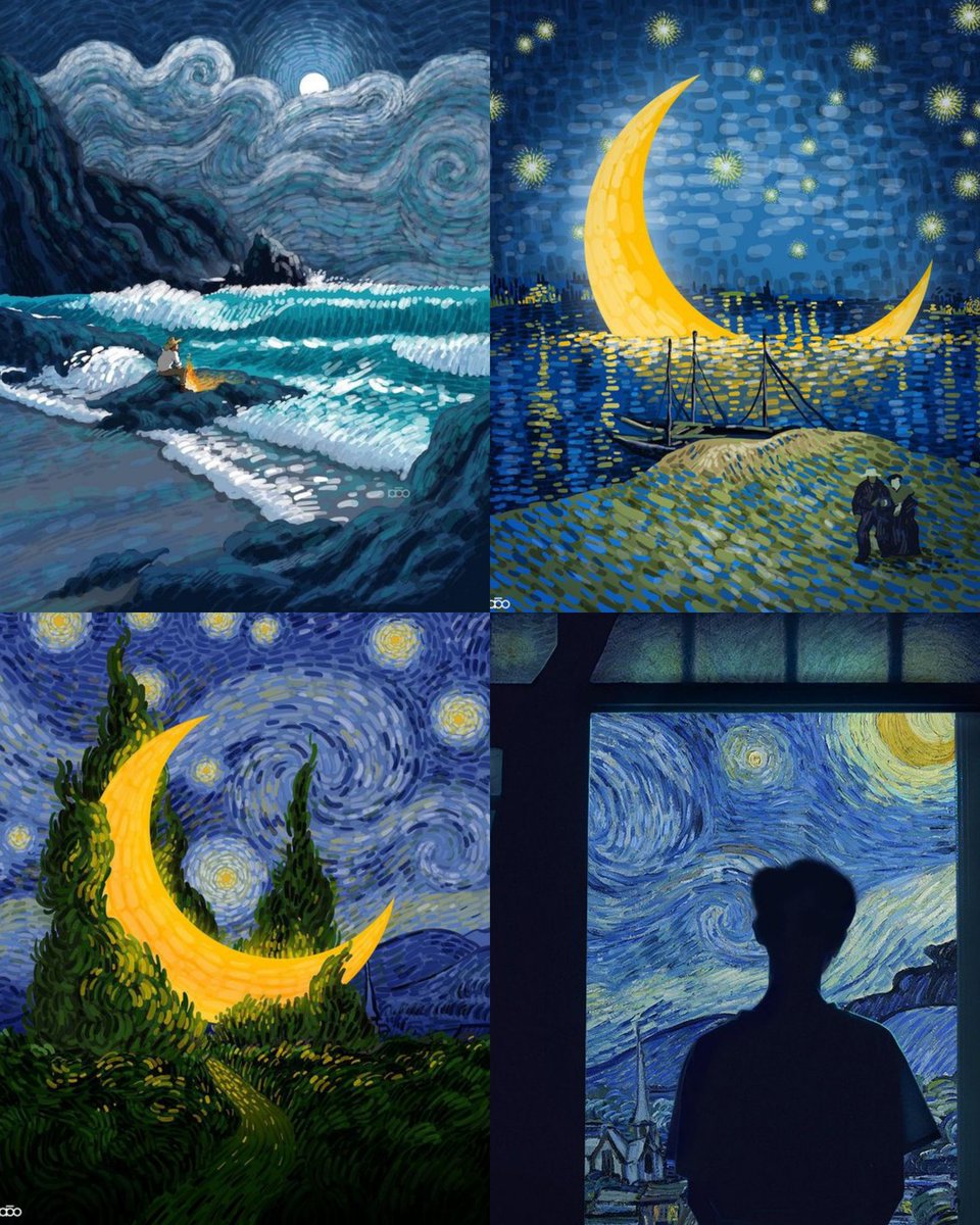 artistryhere's tweet photo. night aesthetics — in art https://t.co/vnORghrPoy