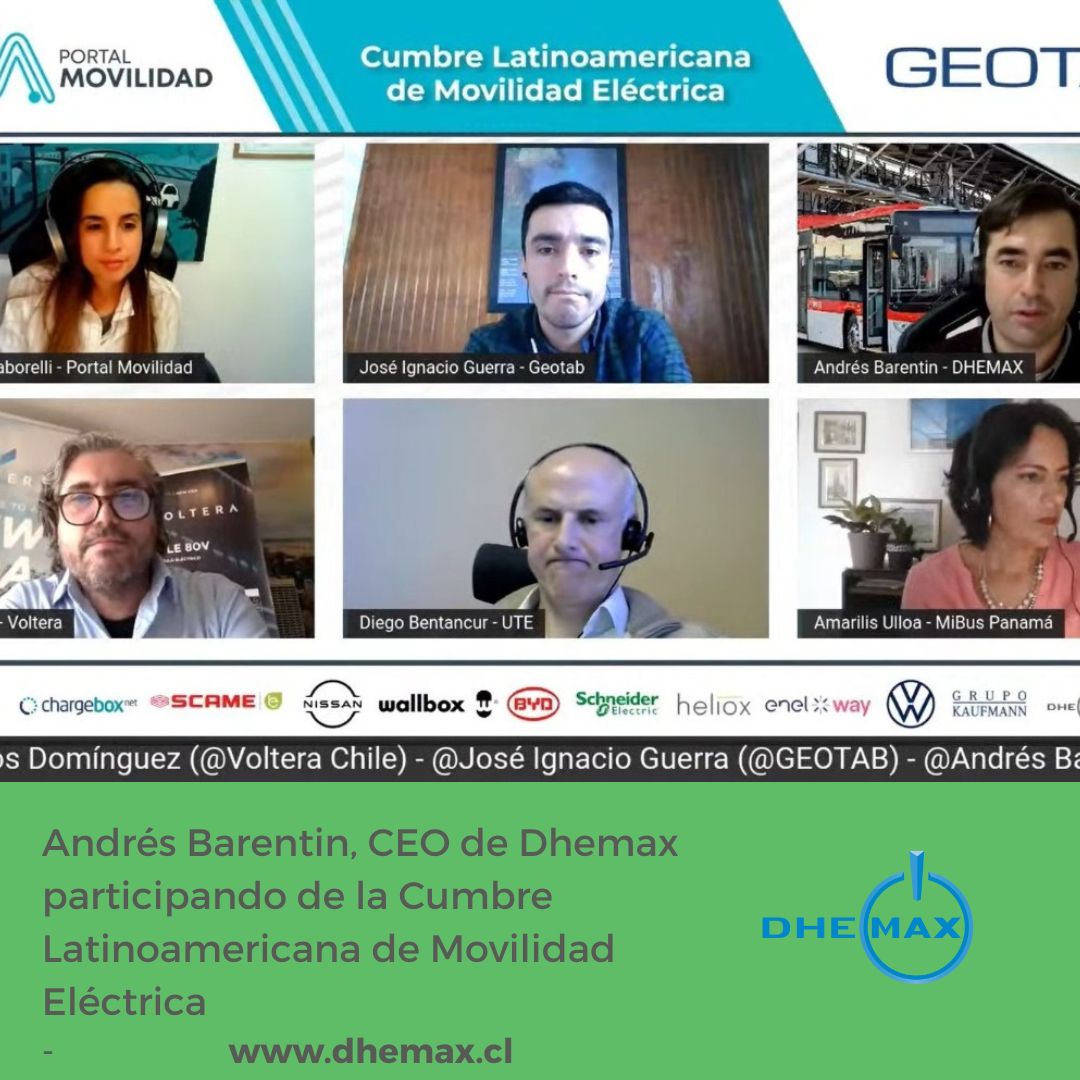 🗣️ Compartimos el link donde se puede revivir la participación de Andrés Barentin, CEO de Dhemax, en la Cumbre Latinoamericana de Movilidad Eléctrica

🔗lnkd.in/dCNvfv4Q

#ceo #cumbre #latam #movilidadelectrica #electromovilidad