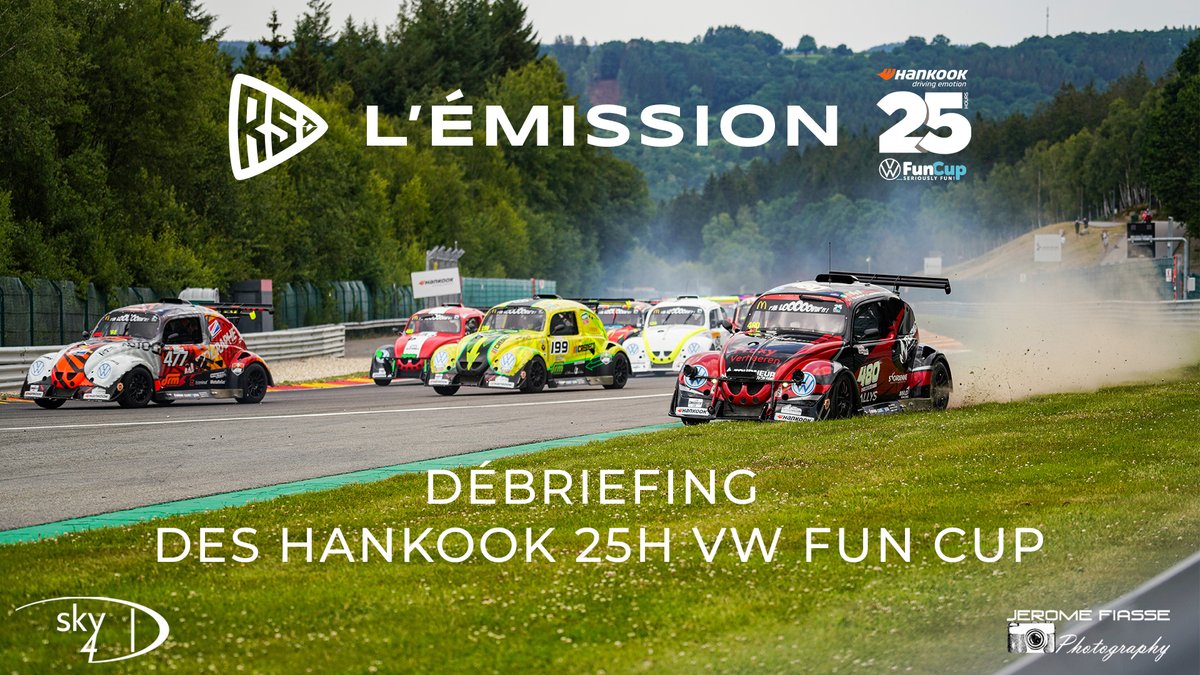 Finies les vacances ! L'émission de ce soir nous replonge dans les 25h VWFunCup avec plein d'invités venant du réel et du Simracing, joli programme non ?
Prise d'antenne dès 21h sur twitch.tv/racestarttv
<a href="/JulienSchein/">Julien Schein</a> <a href="/MaximeBati/">Maxime Bati</a> #Simracing