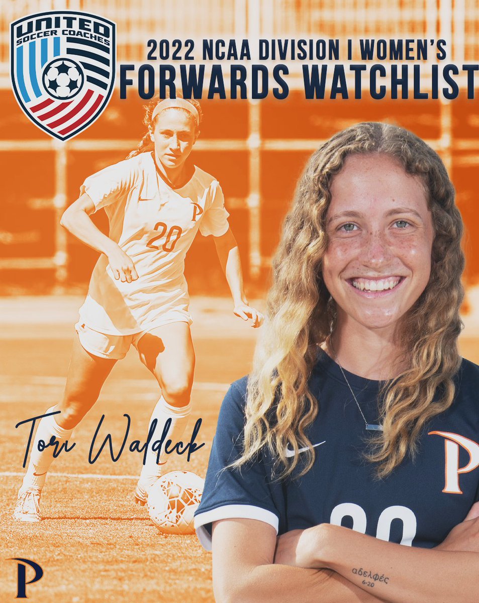 Tori Waldeck was named to the 2022 NCAA Division I Women's Forwards Watchlist from <a href="/UnitedCoaches/">United Soccer Coaches</a>! 

#WavesUp