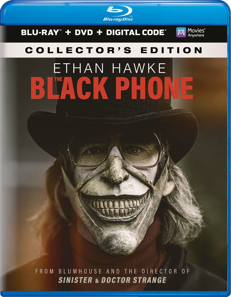 InitialReact's tweet photo. #TheBlackPhone is on #BluRay today! Watch our review ft. @dannerkennedy now: https://t.co/sPMQTEFbC9
@UniversalPics @UniversalHorror #ScottDerrickson @scottderrickson #JoeHill #EthanHawke #MasonThames #MadeleineMcGraw #JeremyDavies #ERogerMitchell #JamesRansone @Massawyrm #Movie https://t.co/FAb6o18d3w