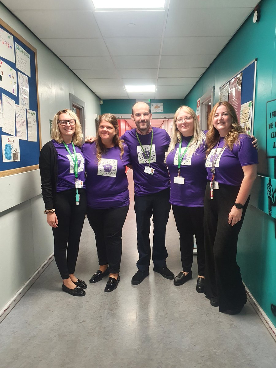 HFT department Supporting Mental Health Awareness in school today #kenme