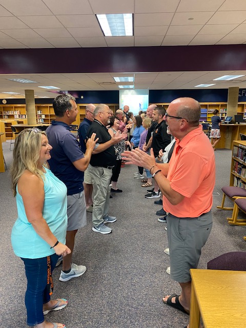 MrOstranderBHS's tweet photo. We had a great day of relationship-building and learning with @MondaysMatter! Can't wait to see our students tomorrow! #EveryKnightMatters #BNextLevel #BeldingTough https://t.co/H4zzGq6JSW