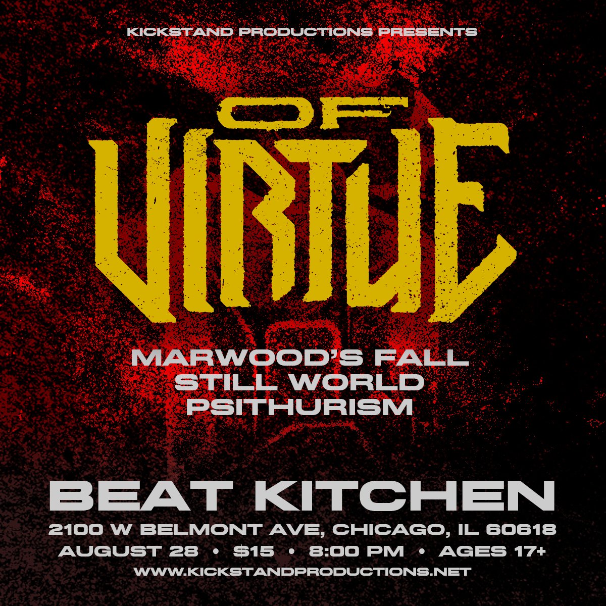 OFVIRTUE's tweet photo. Chicago - TICKET CHECK! This one is 2 weeks away so if you don't have yours click that link 👇👇👇
🔗 https://t.co/8KP7yZbDuf https://t.co/rv7SdnOC31