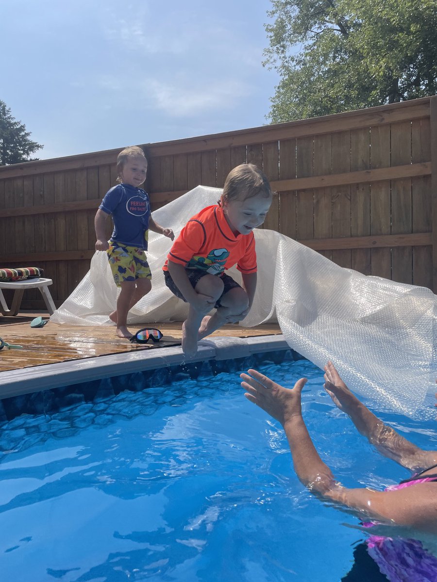Preschool twins from church..two of a few kids from church I give free swim lessons to..these boys are fearless!😊🥰✝️💙💙