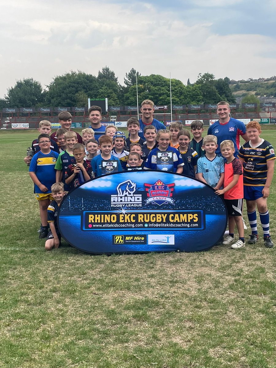 EliteKidsCoach's tweet photo. A massive thank you to @BatleyBoysArlfc for hosting us over the last 2 days!!

Great skill &amp; attitude on show &amp; everyone should be proud of themselves 👏

Tomorrow we head to @LowcaARL &amp; @HVikingsYouth for 2 more @Rhino_RL camps!!

Book now at- https://t.co/YzEEGreSg9

@mfhire https://t.co/MOvn7MTxoc