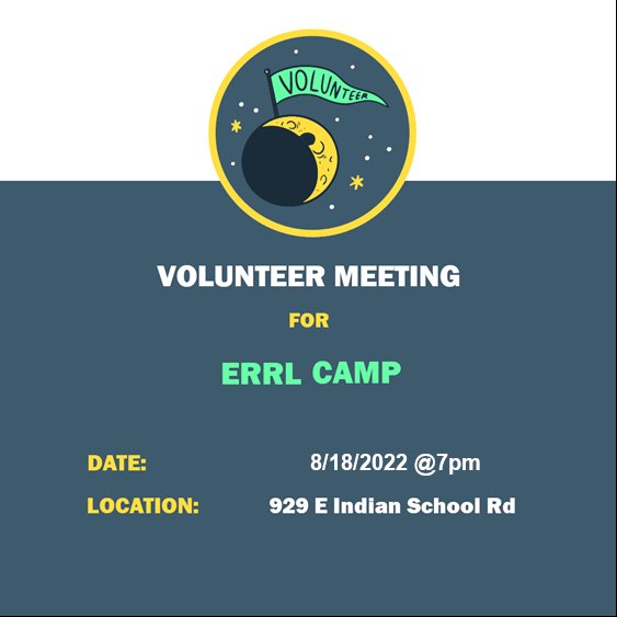 errlcup's tweet photo. Wanna join in behind the scenes at #ErrlCamp?! Common down to the next meeting and see what it's all about!! Everyone is welcome 💚
#arizona #phoenix #tempe #az #azmmj #errlsquad #errlcup #camping #volunteer #festival #support #love #cannabis #marijuana https://t.co/DThp0KqBpa