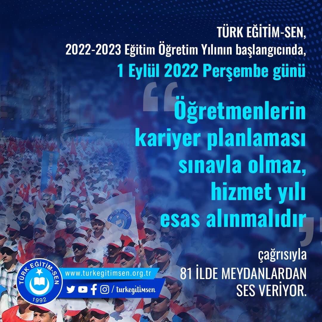 1 Eylül' de ALANLARDAYIZ..

Günlerdir eylem kararı isteyen tüm öğretmenlerimizi yanımızda olmaya davet ediyoruz..
#mebitibarımadokunma
#SinavlaDegilKidemle 
#ogretmenlertekyuerek 
#ogretmenlertekses 
#ogretmenlerayakta