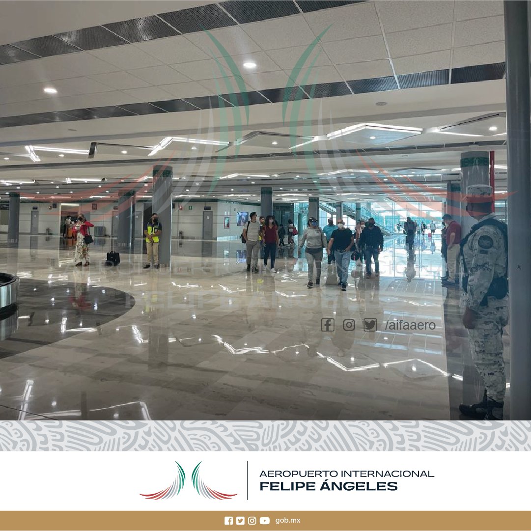 aifaaero's tweet photo. La mejor tecnología en reclamo de equipaje.

#AIFA #Aeropuerto #FelipeÁngeles #VuelaAIFA #BHS #Equipaje #Maletas https://t.co/3MePG3WNS6