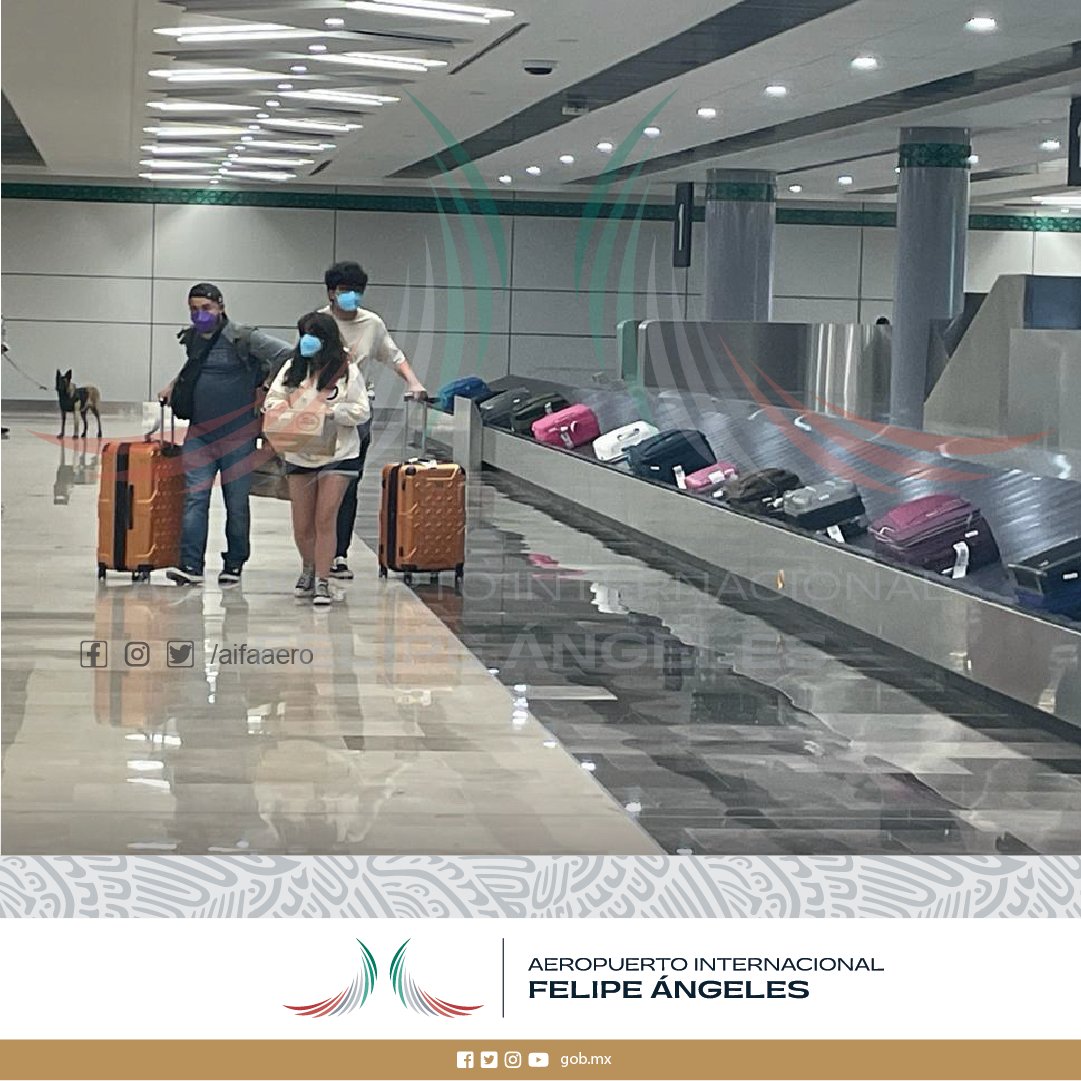 aifaaero's tweet photo. La mejor tecnología en reclamo de equipaje.

#AIFA #Aeropuerto #FelipeÁngeles #VuelaAIFA #BHS #Equipaje #Maletas https://t.co/3MePG3WNS6