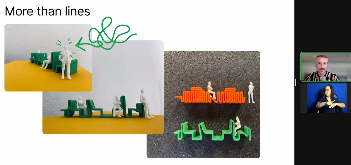 miggi's tweet photo. Yo! @TallMrCurran over here having his students make little scale 3D printed benches from lines built in @figma. #FigmaCommonsEdu https://t.co/nLlTjup3rH