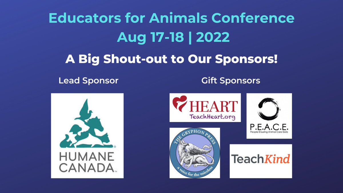 Educators For Animals Conference tweet media