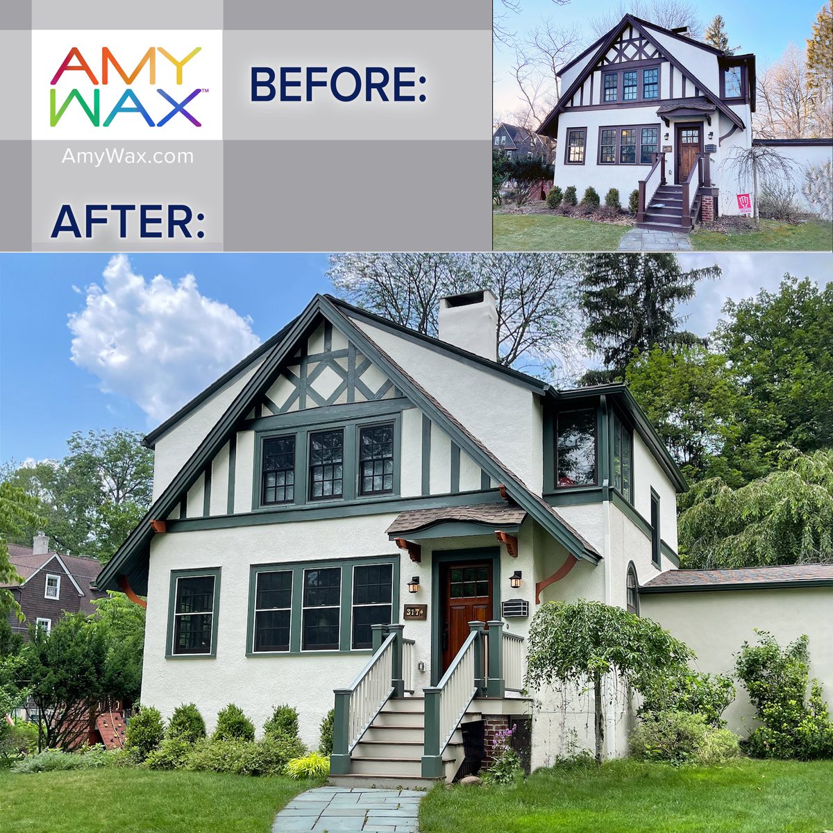 color911's tweet photo. If you think #Tudor homes should be brown and cream, you haven’t seen how great a home can look with new #colors 
#colorexpert #colorconsultant #amywax https://t.co/xWqOLtWBtD