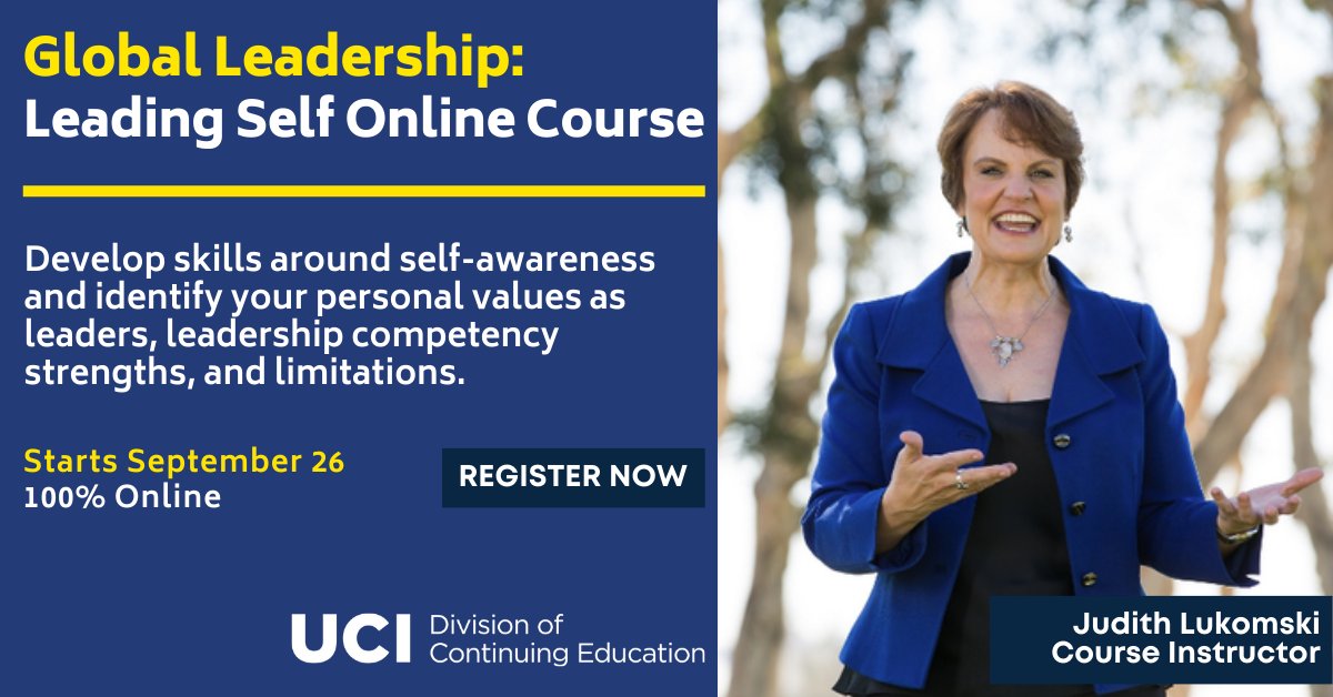 Lead your teams with confidence and emotional intelligence. 

Leading Self Course, 100% Online, Starting Soon.

Enroll by September 12. 
bit.ly/3aUpAVG