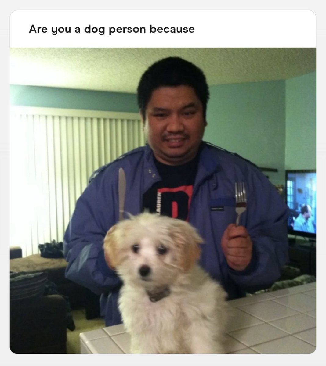 Sometimes I wonder why I don't get matches on dating apps.  🤔