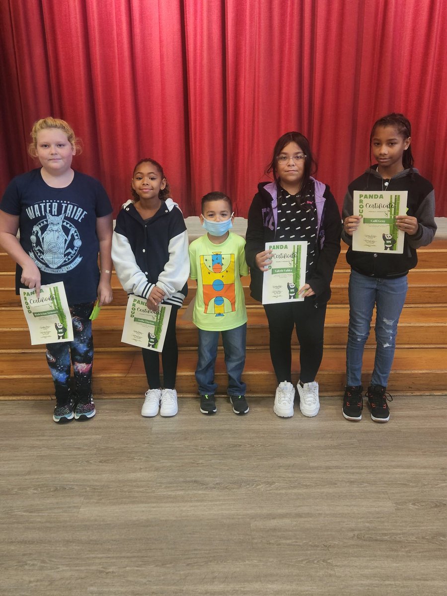 MrsDowiesClass's tweet photo. We had our first Pep Rally of the year and we had a blast! We also recognized kids who are already showing us they are Panda Proud! @humbleisd_wpe https://t.co/AUhDhDB1OQ