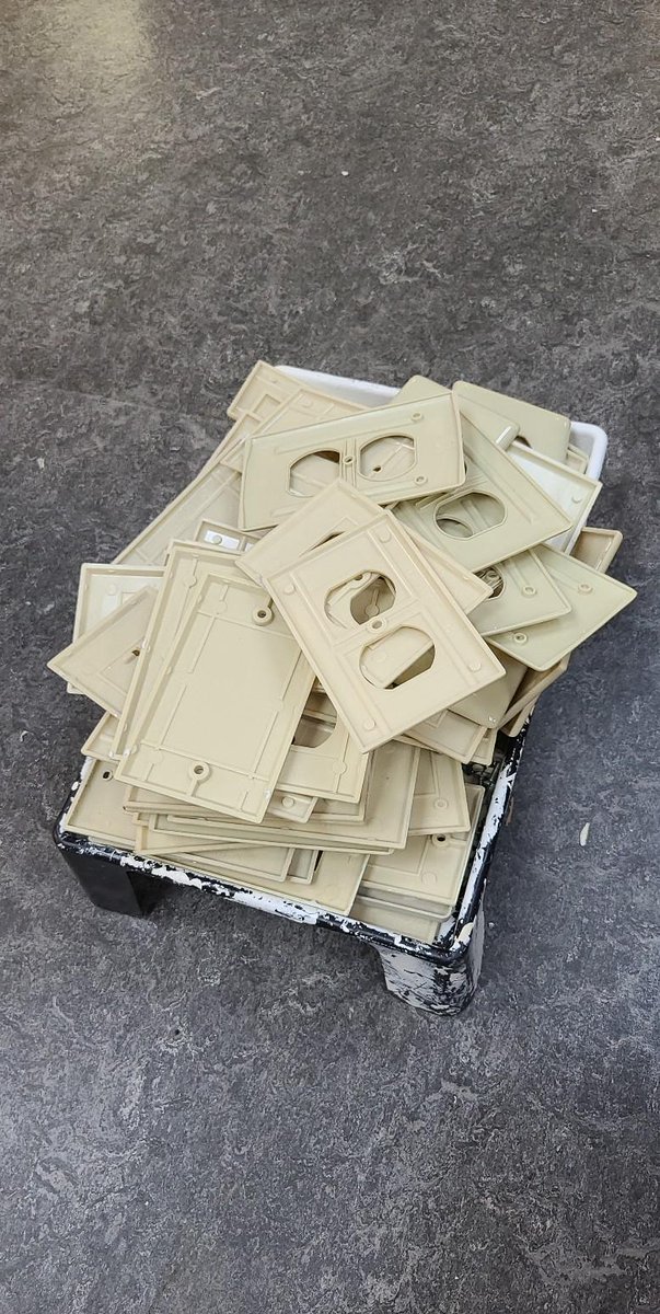 RefinedPaint's tweet photo. Just a few plate covers in the office repaint starting today. https://t.co/XjTEOJhUbZ
