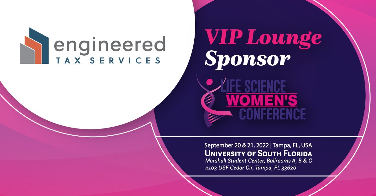 We're excited to welcome Engineered Tax Services (<a href="/EngineeredTax/">Engineered Tax Services</a>), a VIP Lounge Sponsor, to the #LSWC2022! 👏

A licensed #engineering firm focusing on federal, state, and local tax benefits, the ETS' team is comprised of leading experts in #tax service. lifesciconf.com/register/