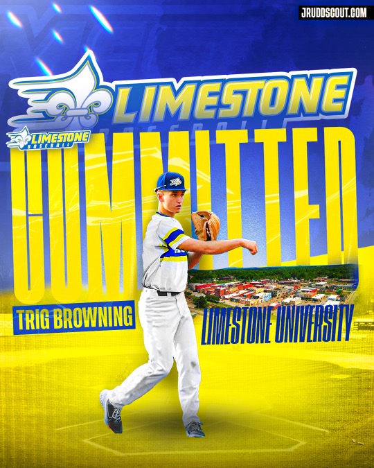 JRudd_Scout's tweet image. ✅#COMMITTED✅

Congrats to 2023 @trigbrowning1 on his commitment to @LimestoneSaints. He&apos;s an athletic utility man from @sbacollegepros1 &amp;amp; @hglionsbaseball. Trig is another great addition to the @Limestone_BSB under the new leadership of @Harker31. Excited for Trig &amp;amp; the Saints!