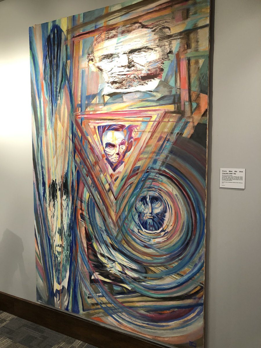 One of my favorite twentieth-century #AbrahamLincoln pieces from <a href="/the_allm/">Abraham Lincoln Library & Museum</a>: Every Man His Own Lincoln by Harry Wood.