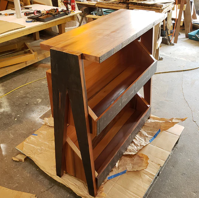 Vintage style record player stand
Great for displaying and storing your turntable and vinyl record collection.

Order online: bit.ly/3A13md5

#home #vintage #music #recordplayer #vinyl #table #stand #cabinet #display #furniture #interior #chicago #business #smallbusiness