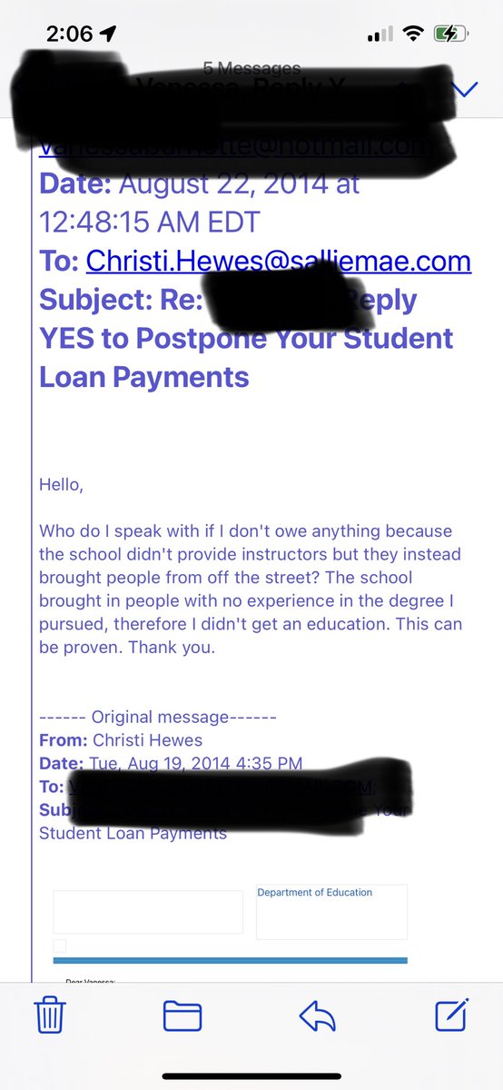 StayWokey's tweet photo. @CNBC Iโm a former student, Georgia location (Johns Creek). Hereโs proof ITT Tech was a fucking scam.
Iโve been begging for YEARS for help and I have a lot more emails I saved like this.
I have so many horror stories, I should do a thread #ITTTEch https://t.co/HI9Jp6bmfR