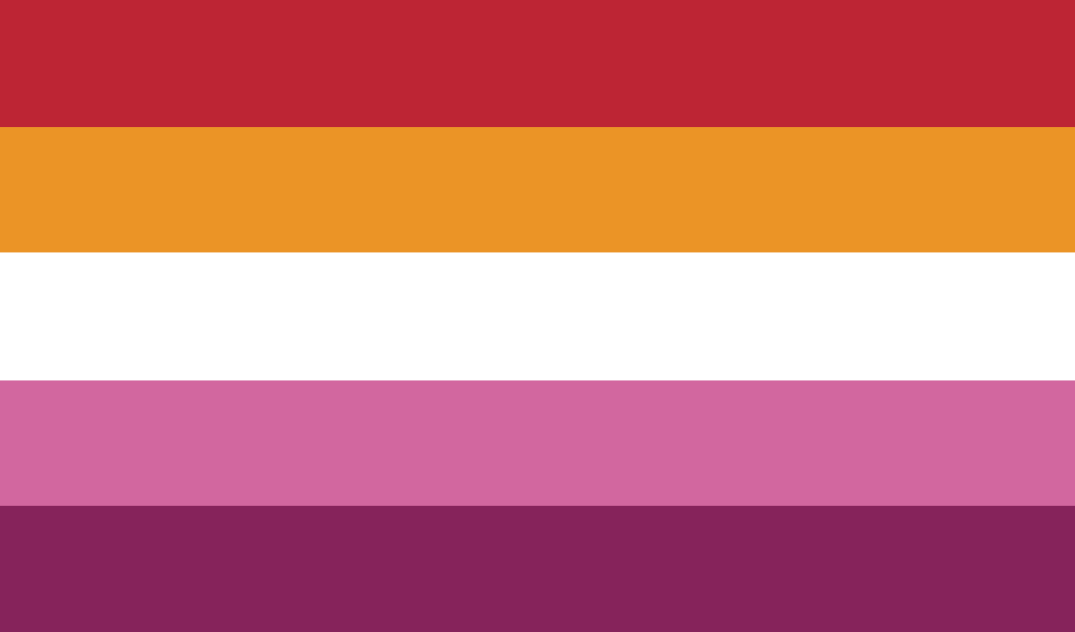 Colourpicked's tweet photo. Lesbian flag with Draculaura from Monster High, requested by anon https://t.co/LPptyuTEdP